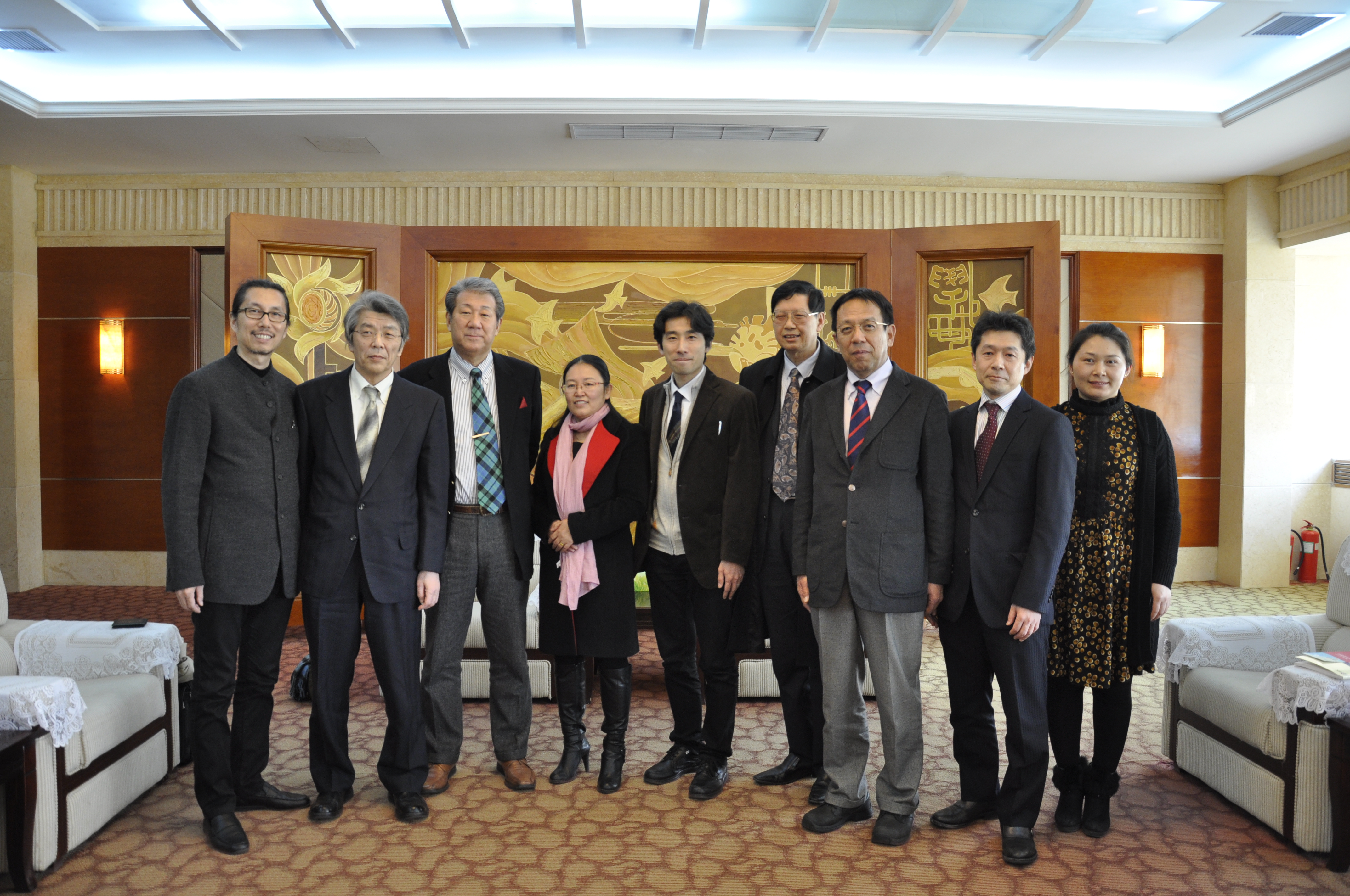 日本学者交流-冲田行司一行